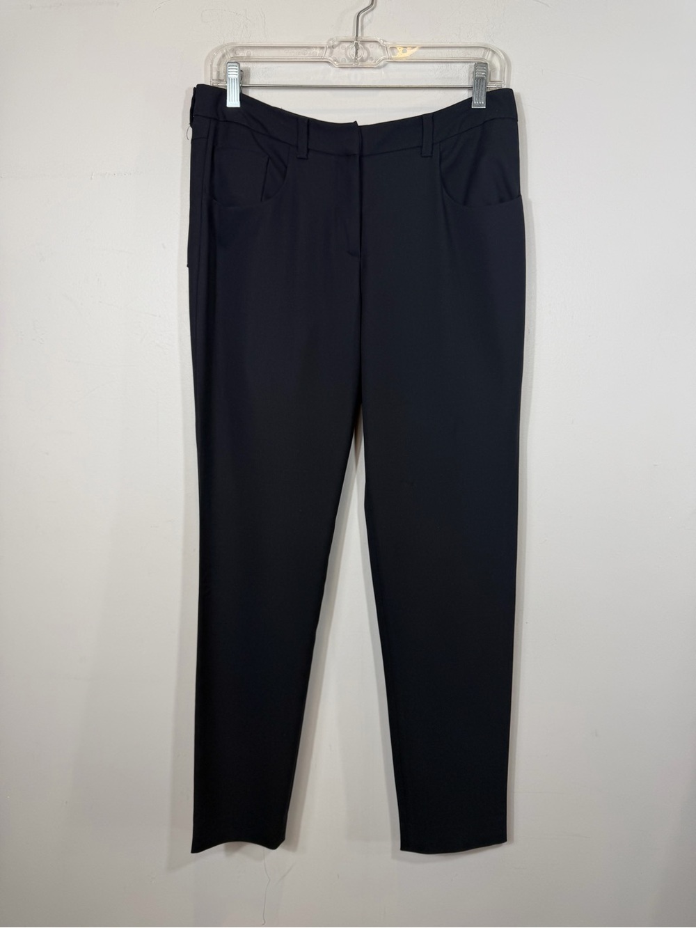 Miu Miu Black Virgin Wool Ankle Dress Pants Size IT 40 / US 4